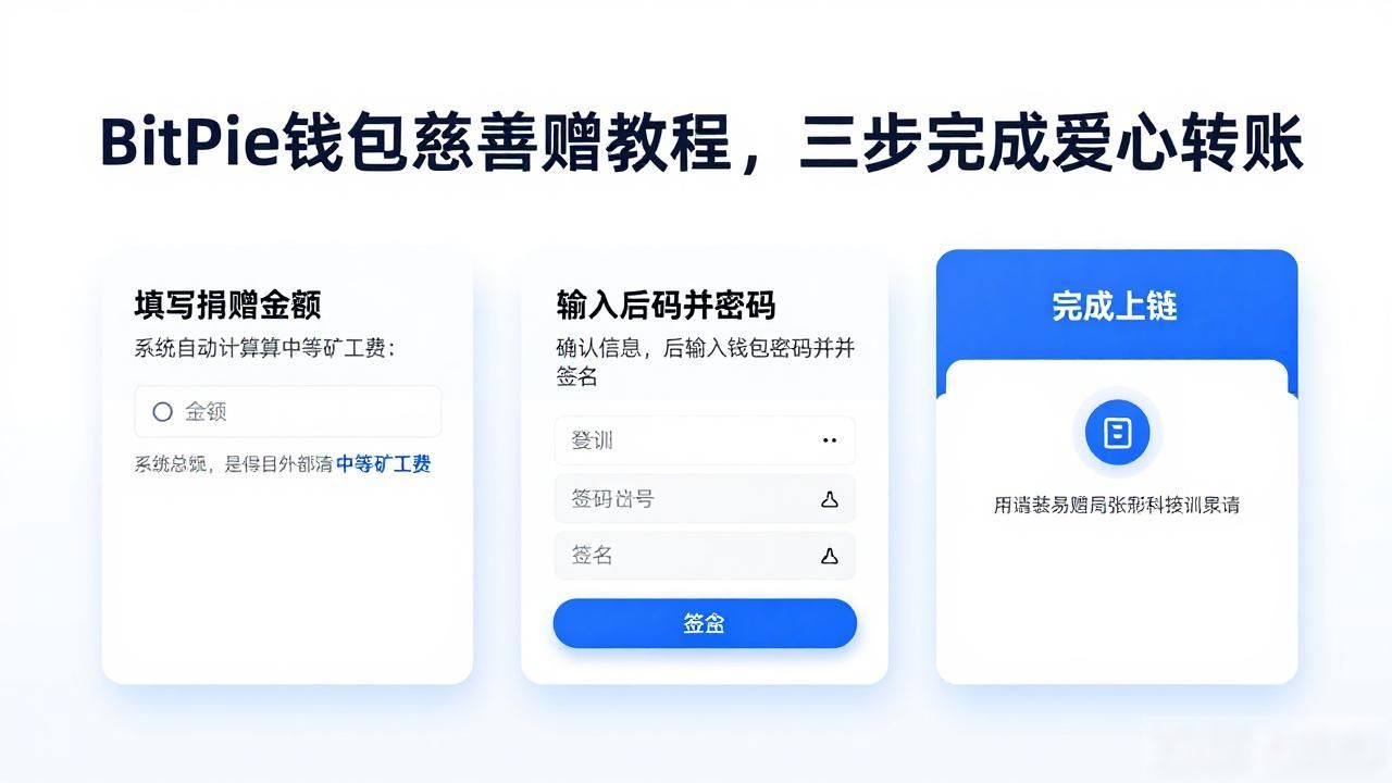 通过 BitPie 钱包进行慈善捐赠的方式_用BitPie钱包做慈善_BitPie钱包慈善操作流程