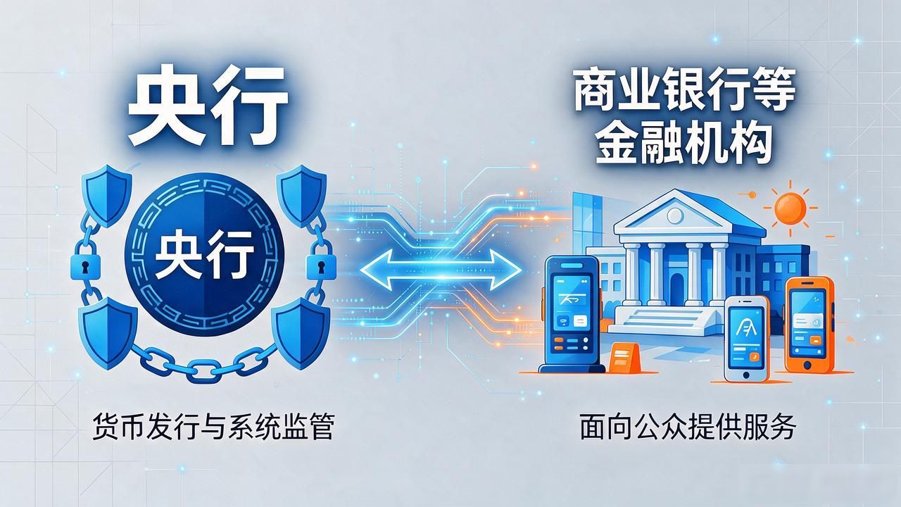 央行数字货币双层运营_数字人民币组织架构_央行数字货币组织架构
