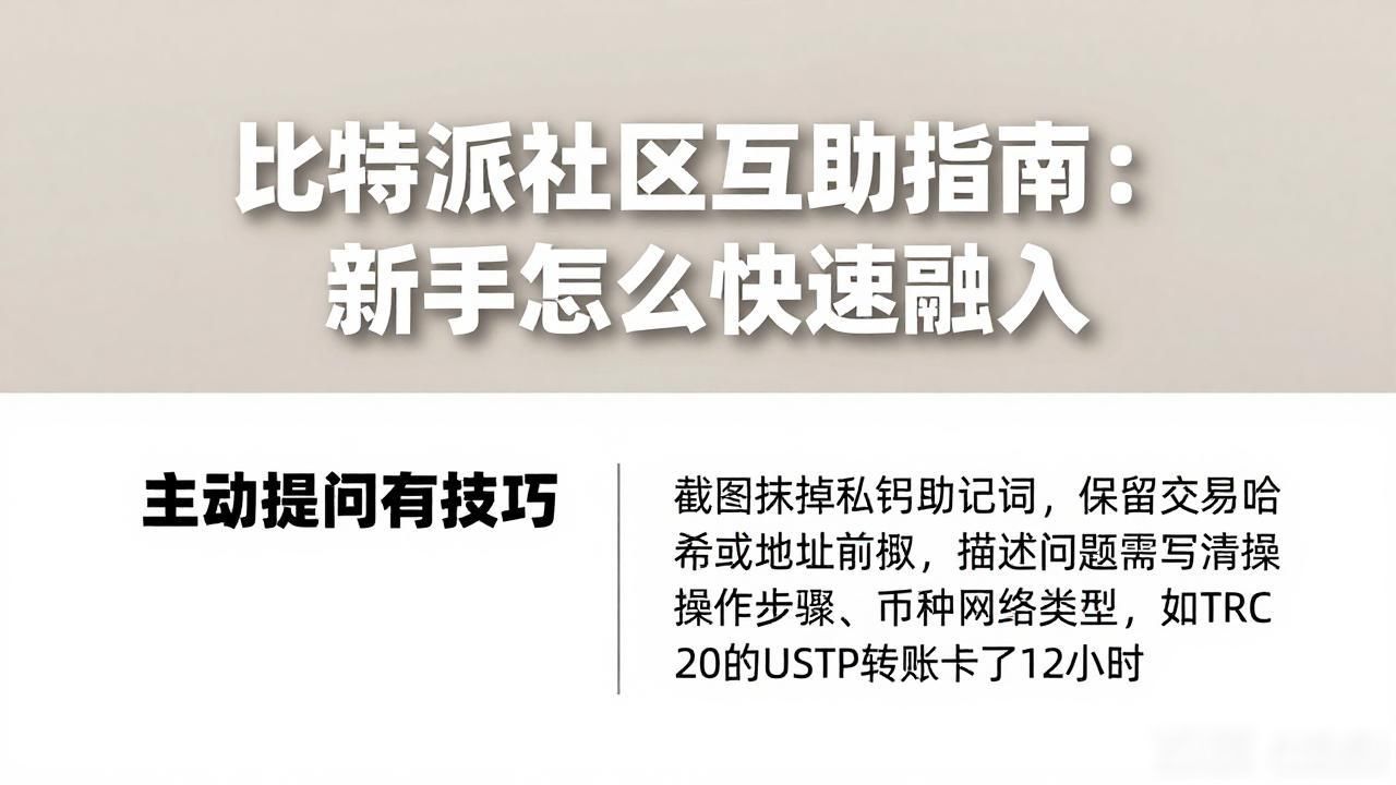 如何在比特派Bitpie使用教程中建立社区支持_比特派Bitpie社区支持_比特派Bitpie提问技巧