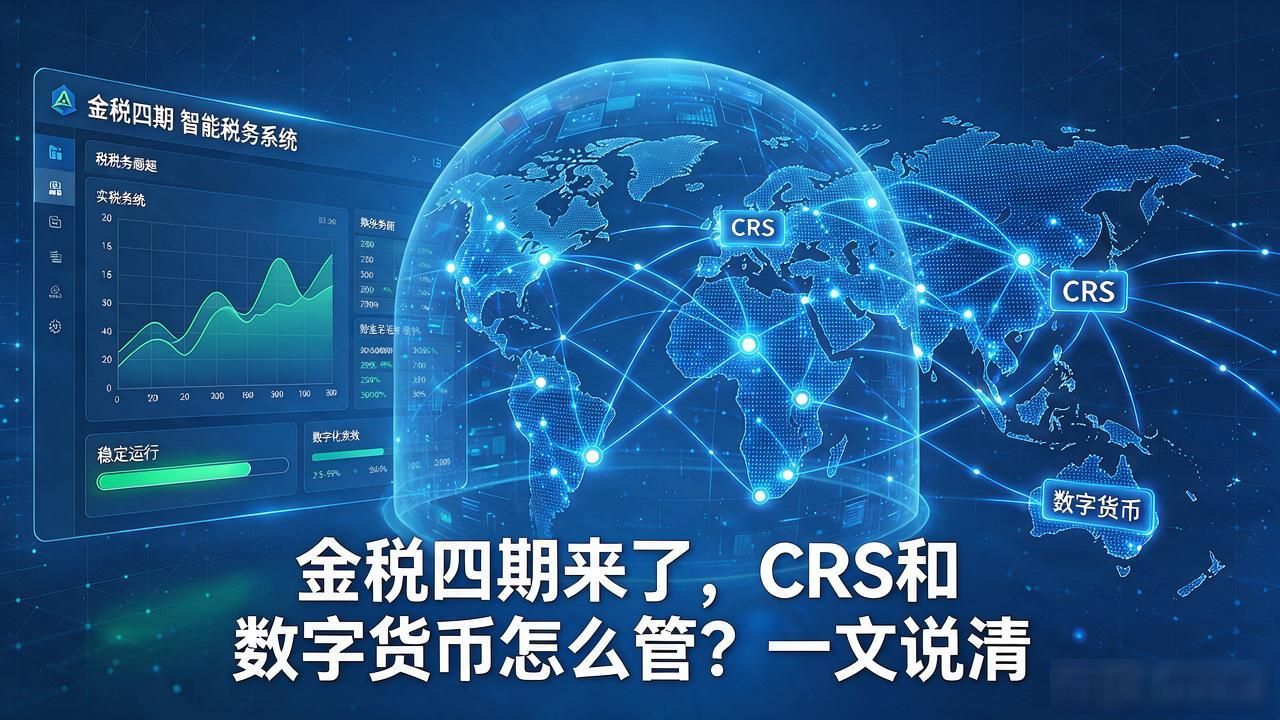 金税四期 CRS 数字货币_金税四期 税收征管 数字人民币_CRS 共同申报准则 跨国金融信息交换