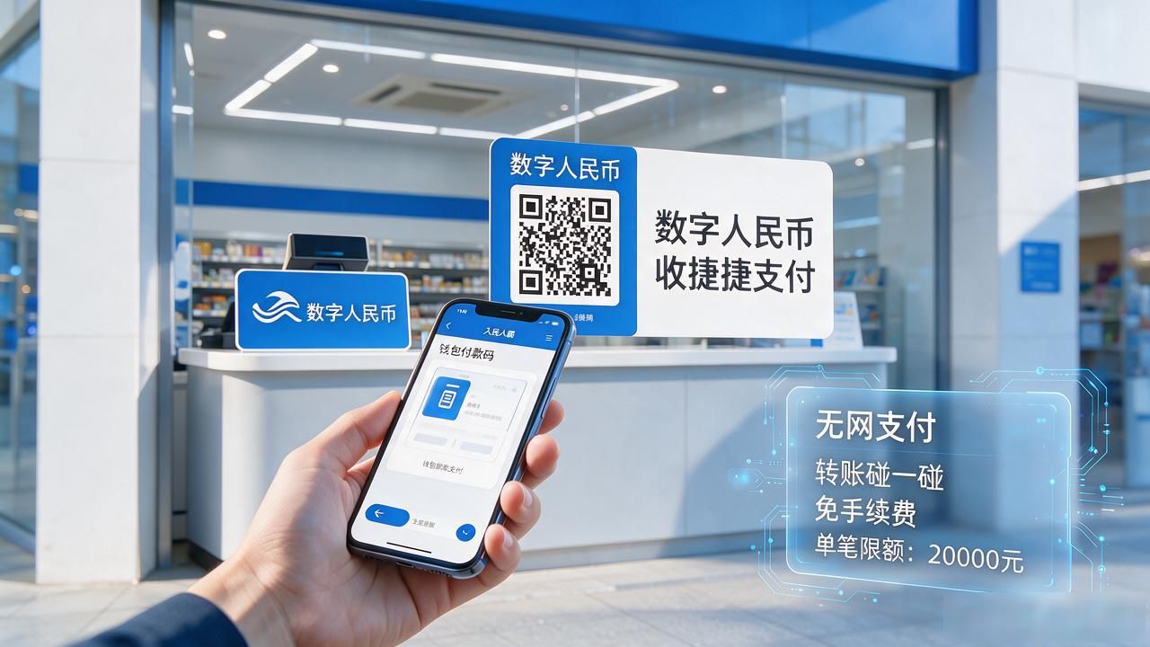 数字人民币线下支付_数字人民币开通流程_央行数字货币如何买到