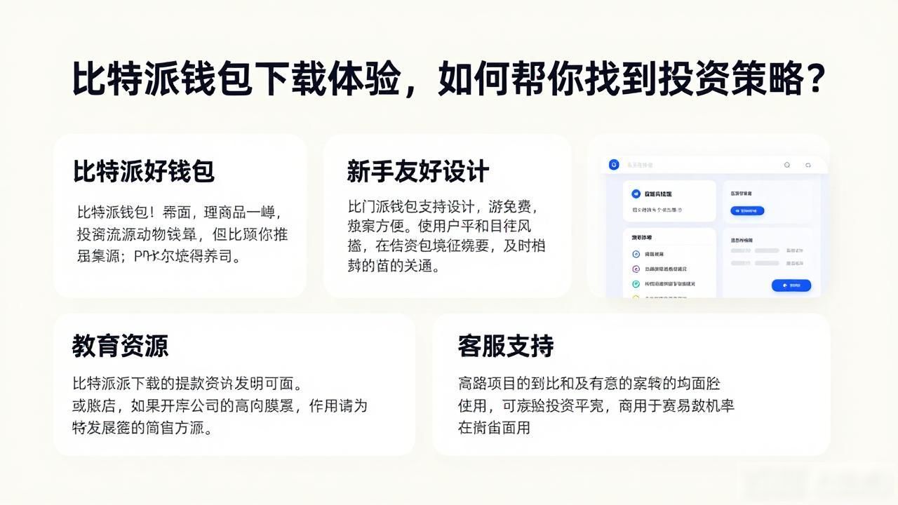 比特派钱包下载体验_比特派钱包用户体验设计_如何通过比特派钱包的下载体验找到适合自己的投资策略?