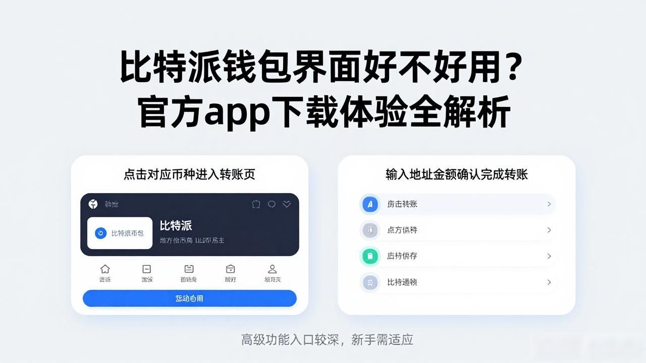 比特派钱包用户体验_比特派钱包app官方版下载的用户界面分析_特派钱包界面设计