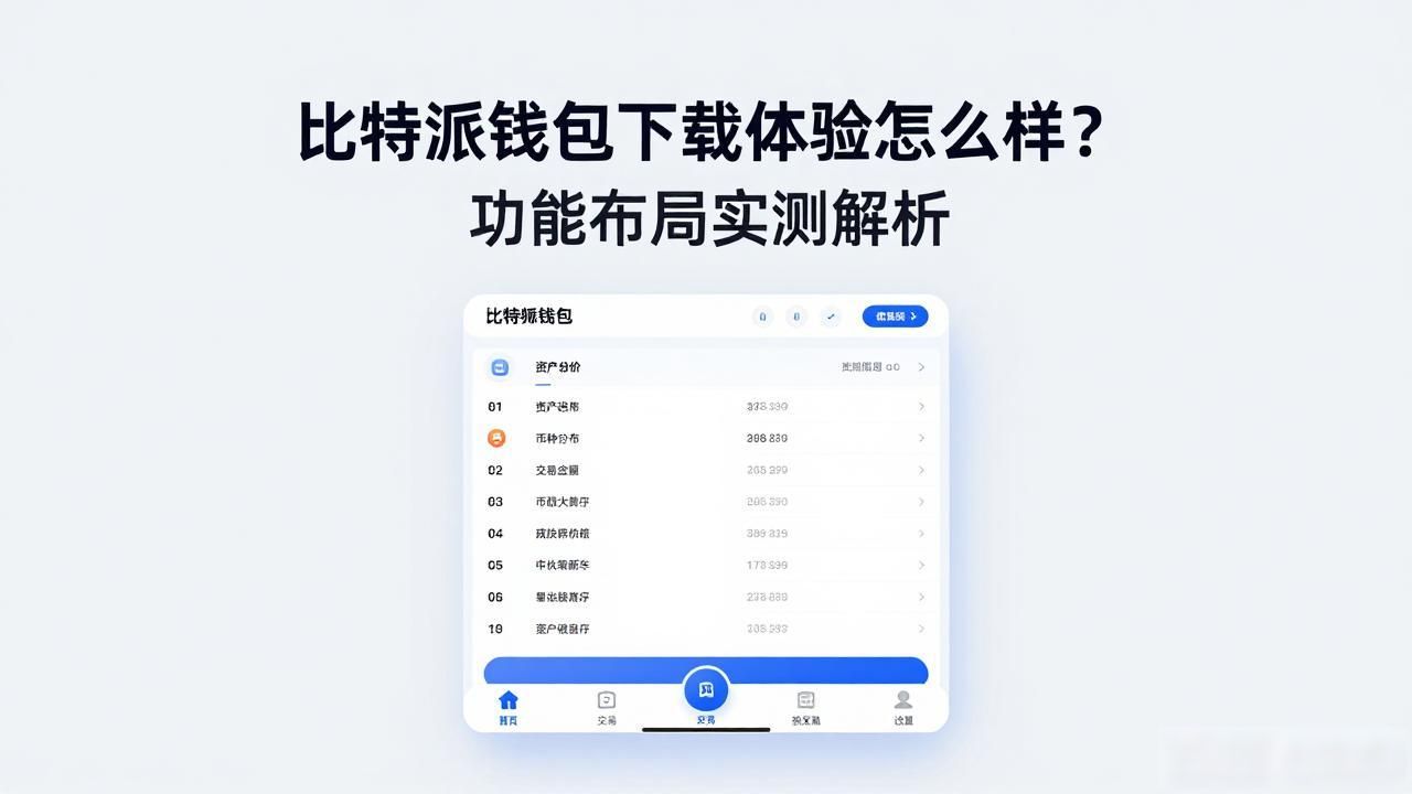 比特派钱包功能布局合理性_如何评测比特派钱包的下载体验与功能布局？_比特派钱包下载便捷性