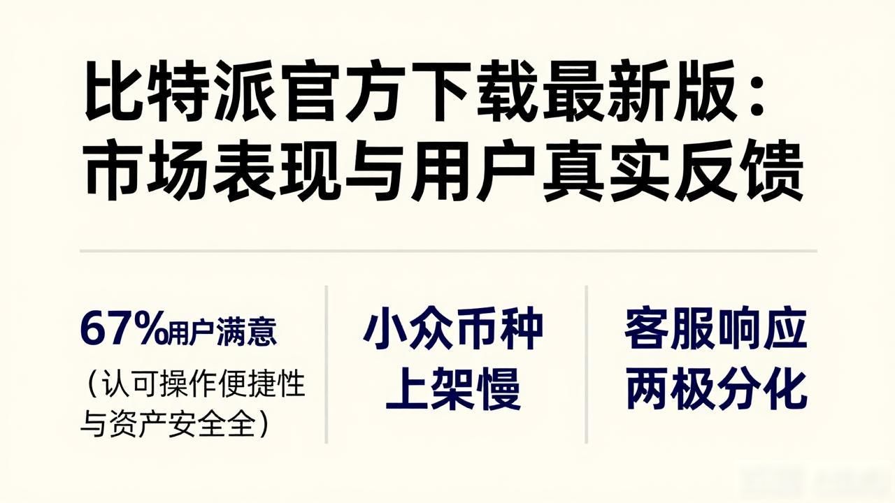 比特派最新版本功能优化_比特派官方下载最新版的市场动态与用户调研_2026年比特派加密货币钱包