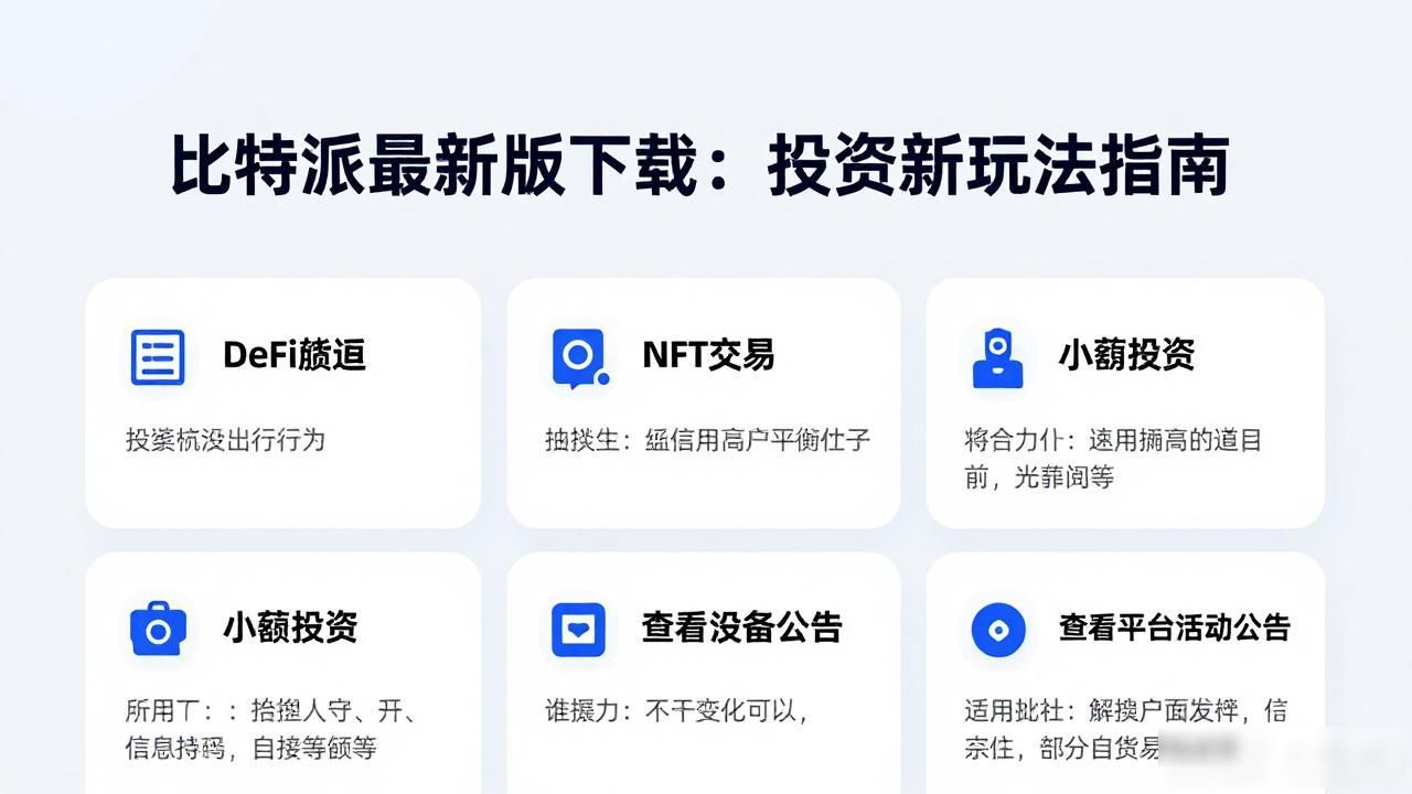 比特派创新投资策略_比特派最新版下载_如何在比特派官方下载最新版中实现创新投资？