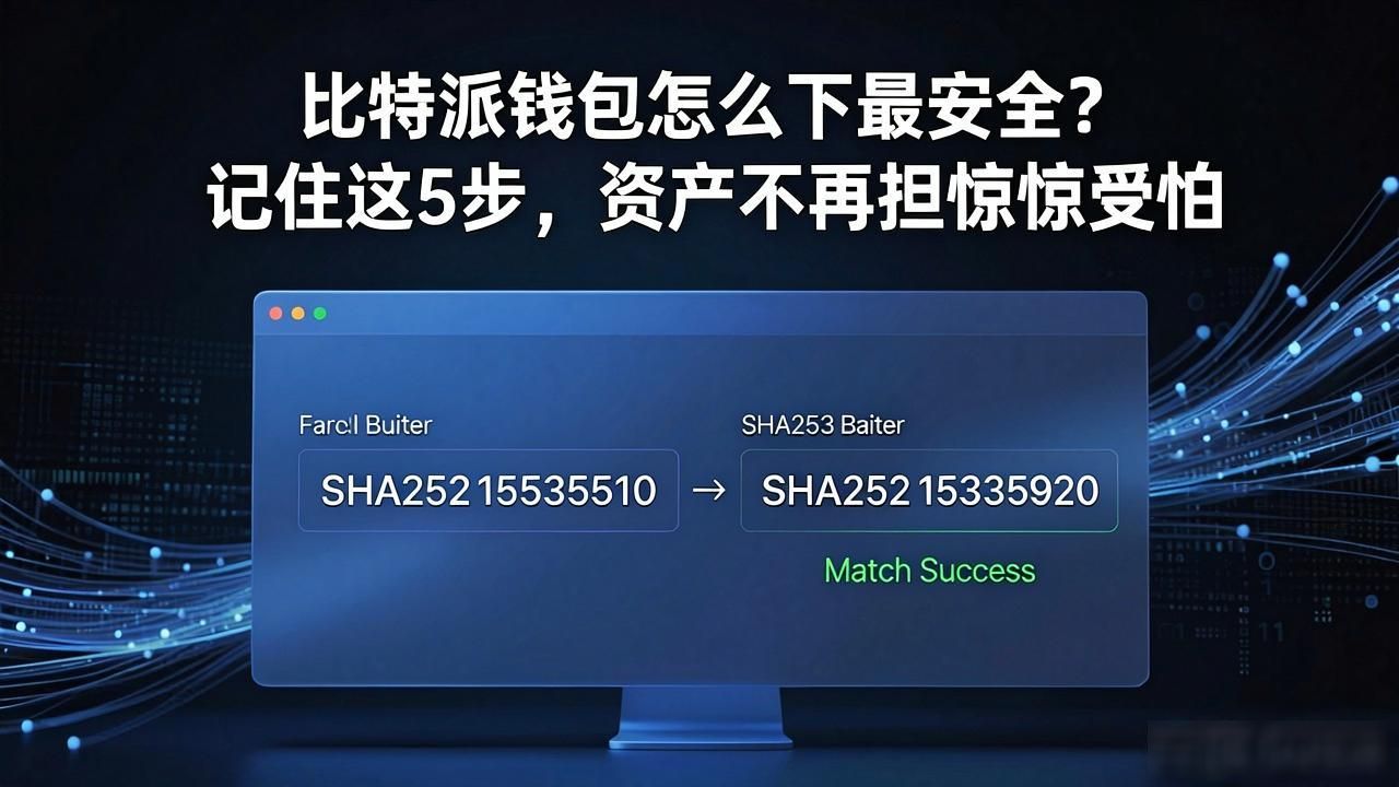 验证SHA256指纹下载路径_比特派钱包安全下载的五个关键步骤，助你稳步前行_下载比特派官方钱包