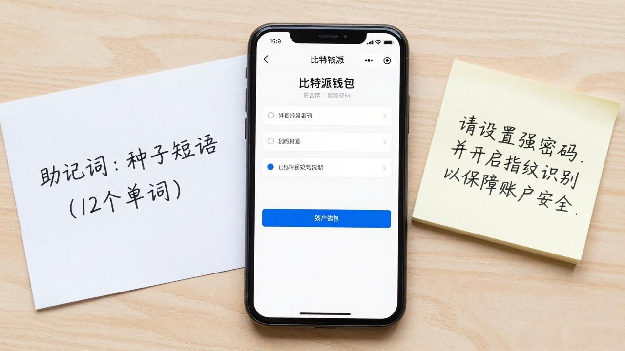 比特派钱包助记词安全存储_在Android设备上安装bitpie比特派钱包的最佳实践分享_比特派钱包安卓安装教程