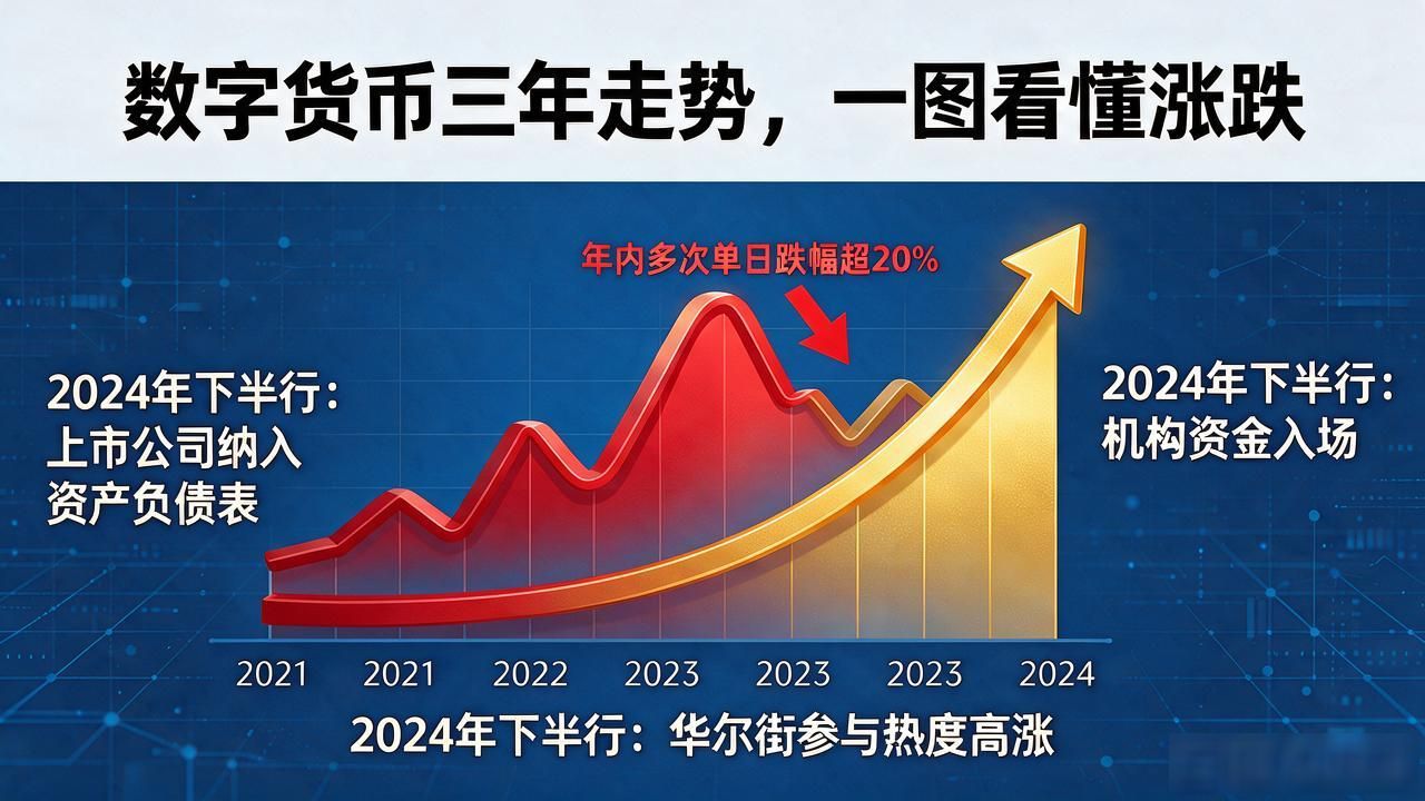 数字货币三年内涨跌图_2023-2026数字货币市场波动与投资策略_2024比特币减半对数字货币行情的影响