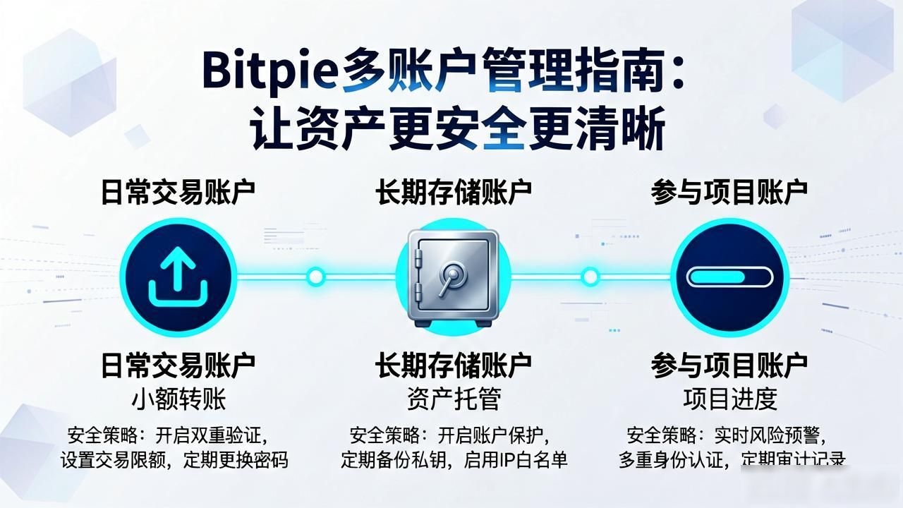 如何在Bitpie手机钱包中安全管理多个账户_Bitpie多账户管理_Bitpie钱包备份策略