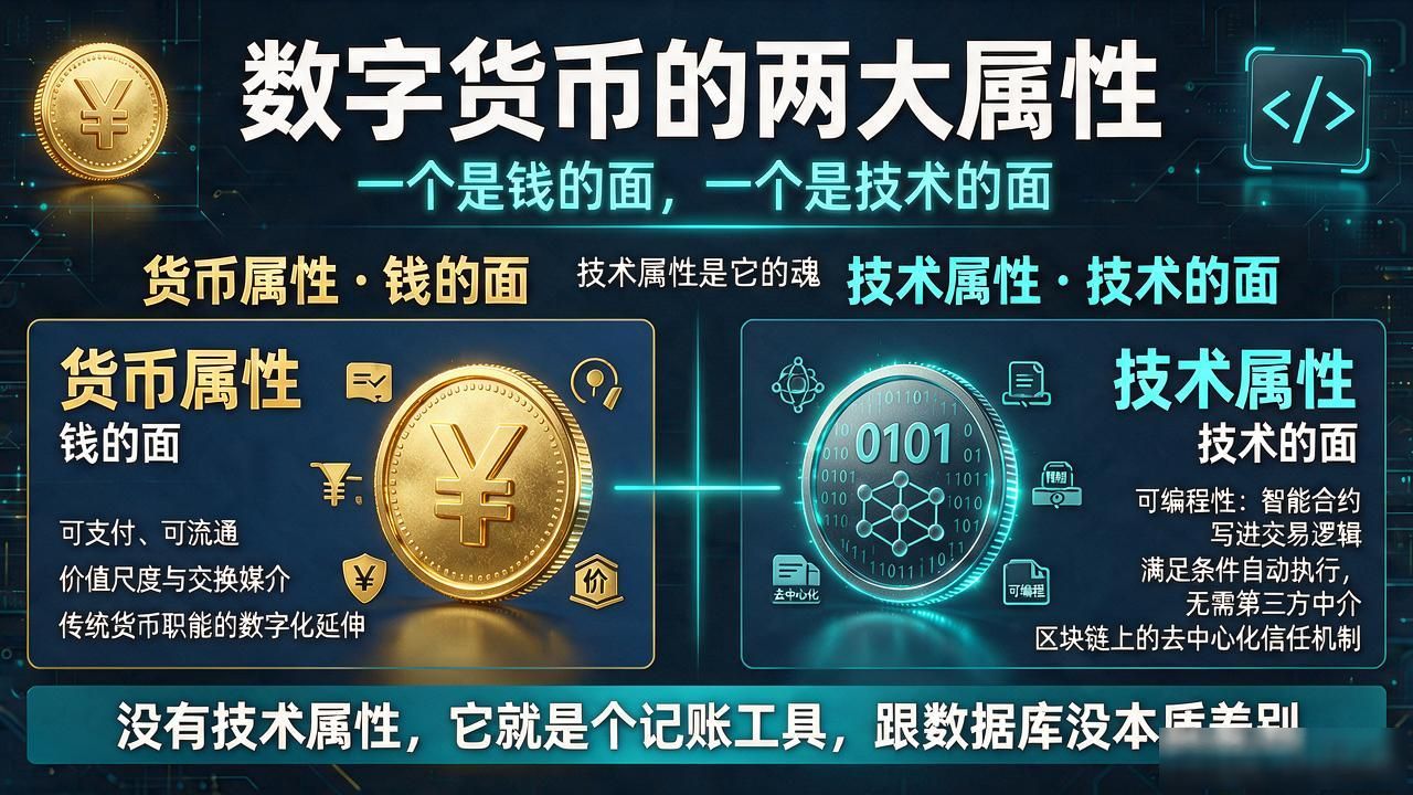 数字人民币与比特币的货币属性对比_数字货币货币属性与技术属性的区别_数字货币的两大属性