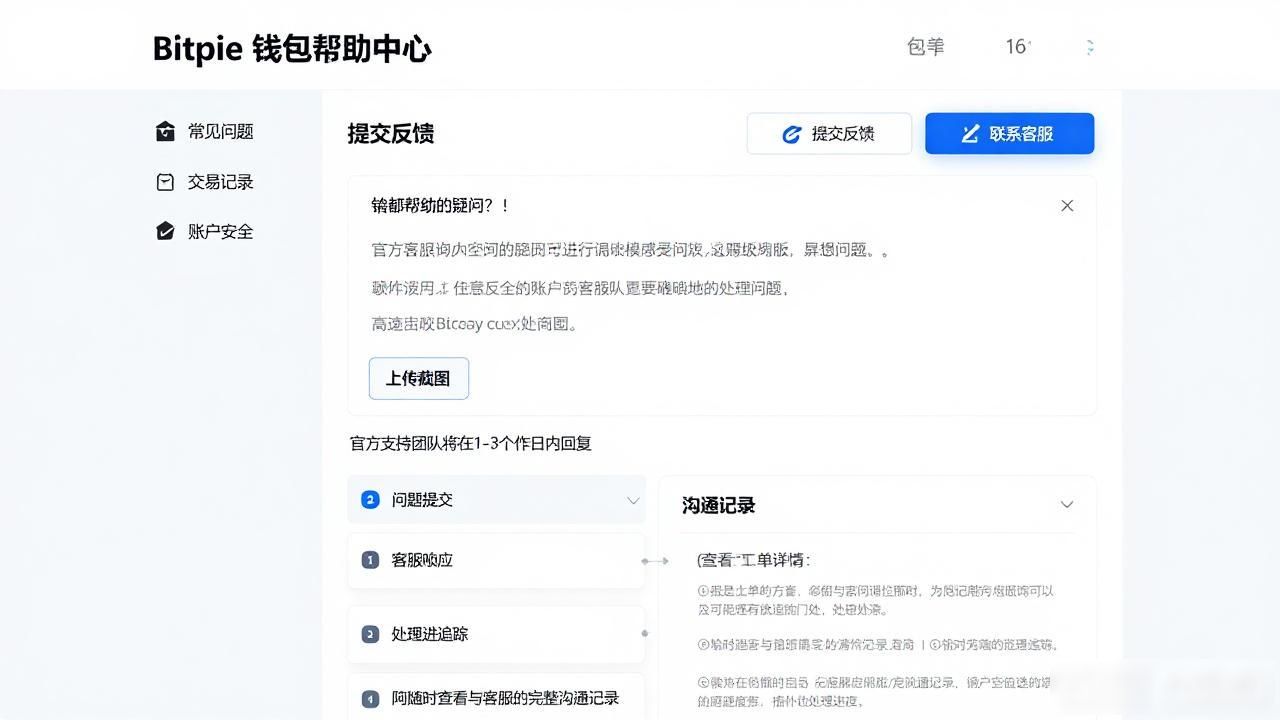 比特派Bitpie钱包app的支持服务与反馈渠道_Bitpie钱包帮助中心使用方法_Bitpie钱包联系官方支持渠道