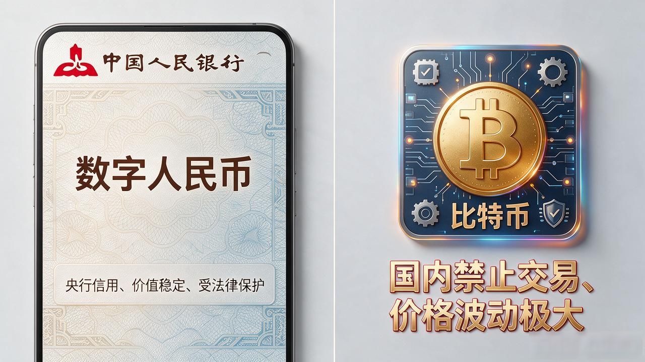 数字人民币和比特币区别_数字人民币是国家发钱吗_国家发放数字货币么