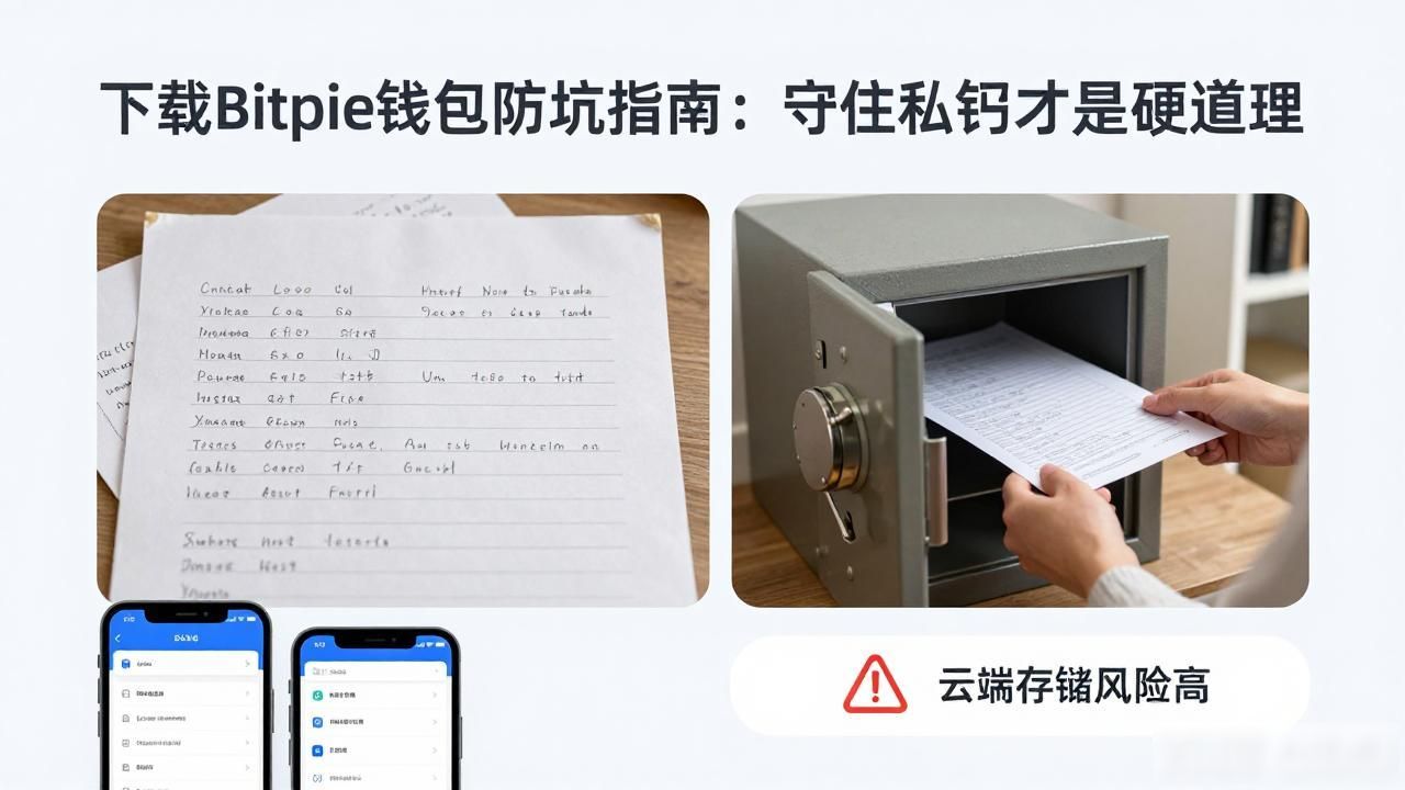 Bitpie去中心化钱包安全使用_助记词私钥离线存储防范措施_下载Bitpie钱包时如何防范安全风险?
