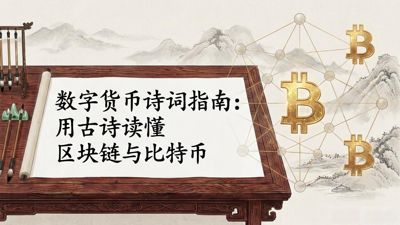 用五言诗讲解区块链比特币入门知识_数字货币知识的诗词_诗化解读区块链钱包交易所核心内容