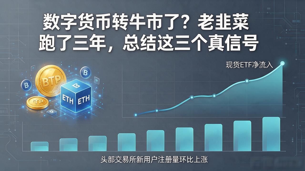 数字货币转牛市_现货ETF净流入持续性资金进场_数字货币牛市底层信号链上活跃地址
