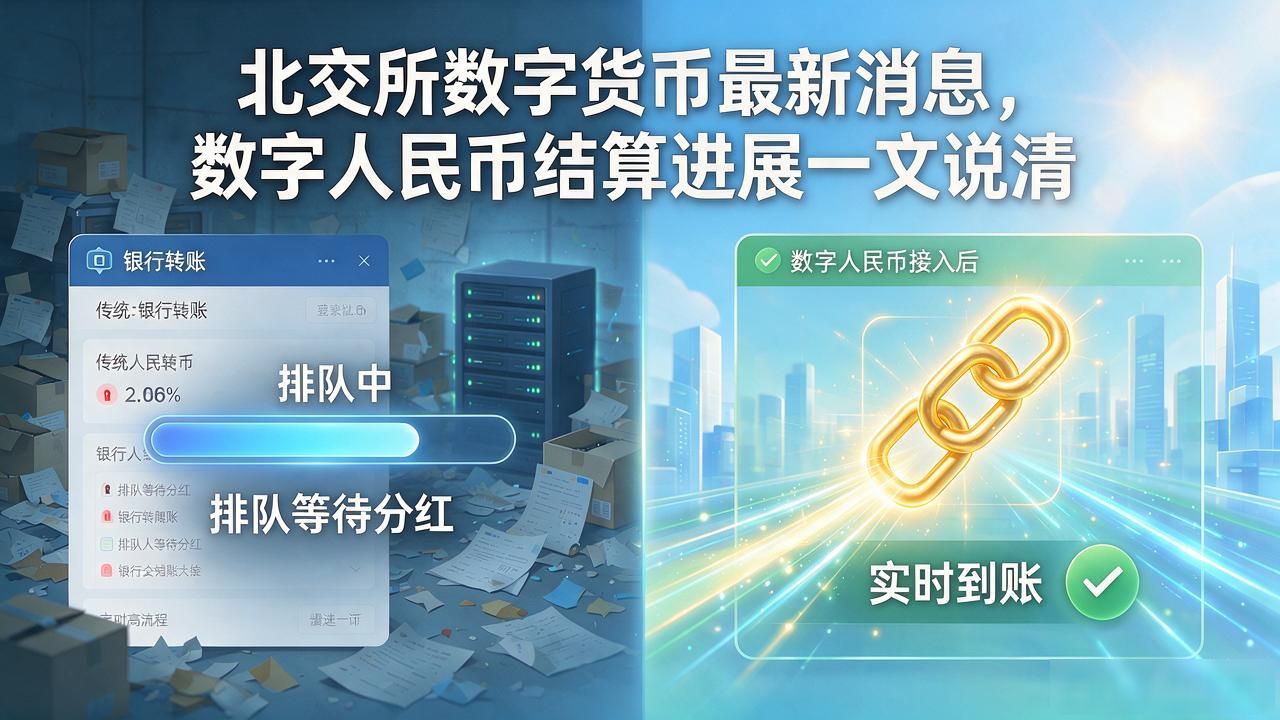 北交所数字货币消息_北交所数字人民币试点进展_数字人民币T+0分红到账影响