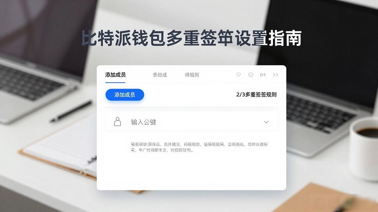 多重签名机制保障数字资产安全_如何设置比特派钱包的多重签名功能?_比特派钱包多重签名设置教程