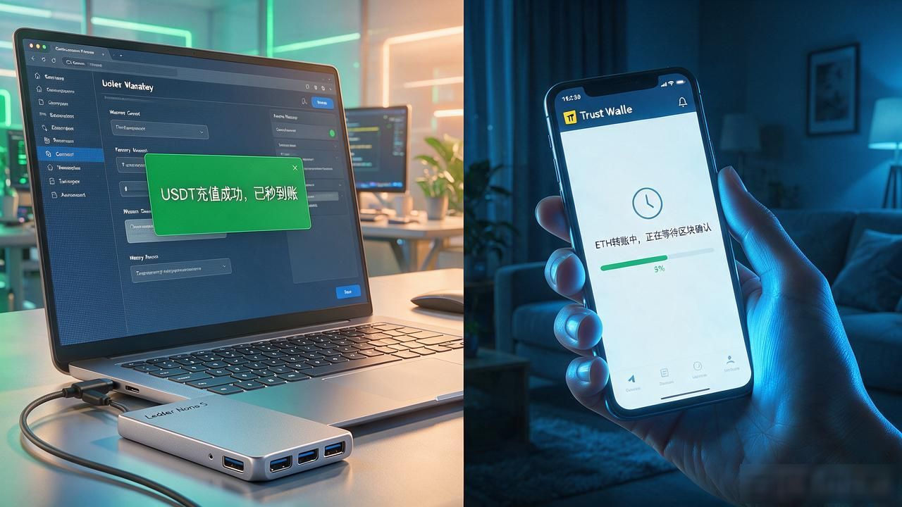 能充值数字货币的钱包_Ledger和MetaMask热钱包冷钱包充币体验对比_数字货币钱包充值慢贵锁死怎么办