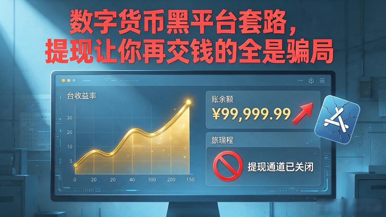 数字货币平台提现门槛骗局_数字货币黑平台套路_假收益率图表套路