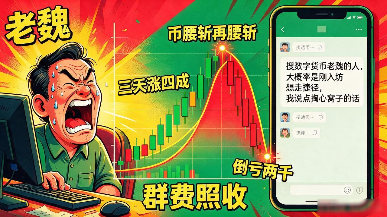 老魏喊单群割韭菜套路_数字货币老魏_数字货币跟单骗局揭秘