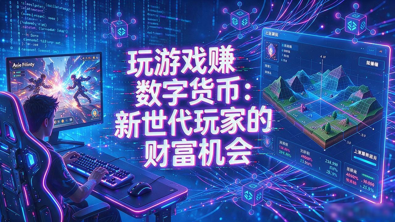 玩游戏的数字货币_区块链游戏Play-to-Earn模式_NFT游戏资产所有权革命